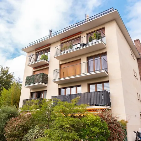 Appart, Terrasse Verdoyante, Proche Paris Lejlighed *
