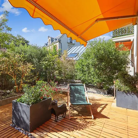 Appart, Terrasse Verdoyante, Proche Paris *