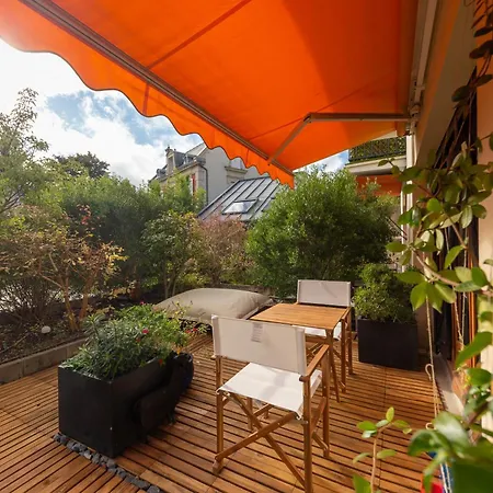 Appart, Terrasse Verdoyante, Proche Paris Lejlighed *